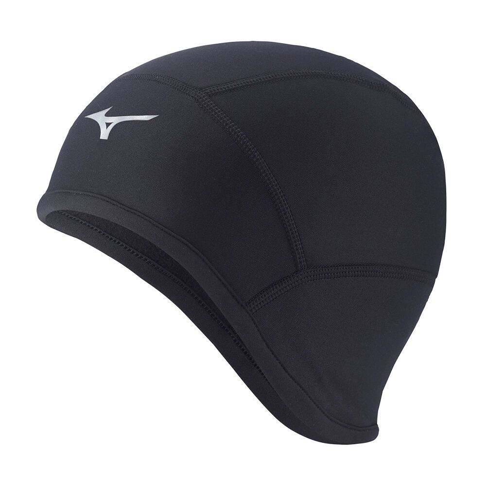 Womens Mizuno WarmaLite Pip Running Hat Black Philippines (VOEWNB037)